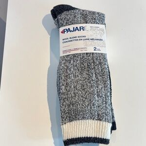 Pajar 2 pack men’s wool blend socks NWT